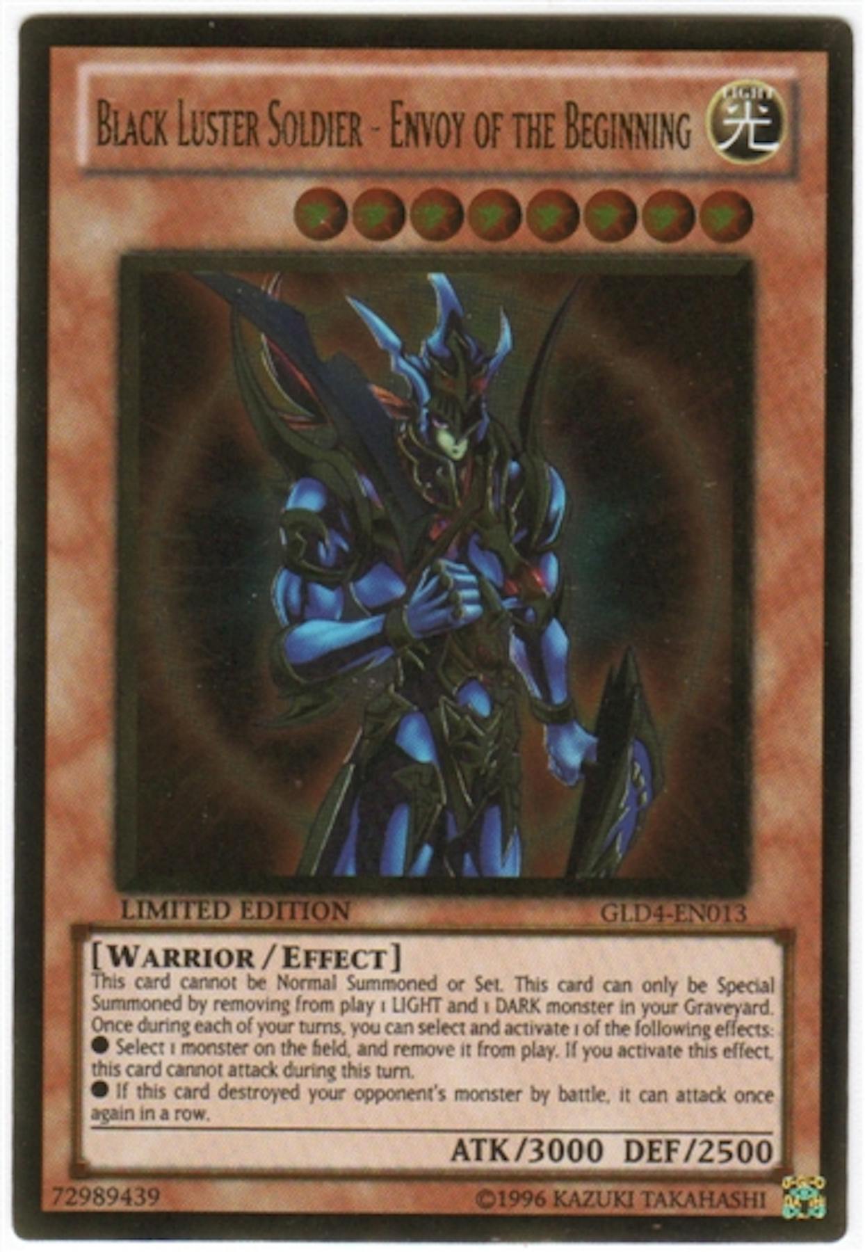 Yu Gi Oh Gold Series 4 Single Black Luster Soldier Envoy Of The 
