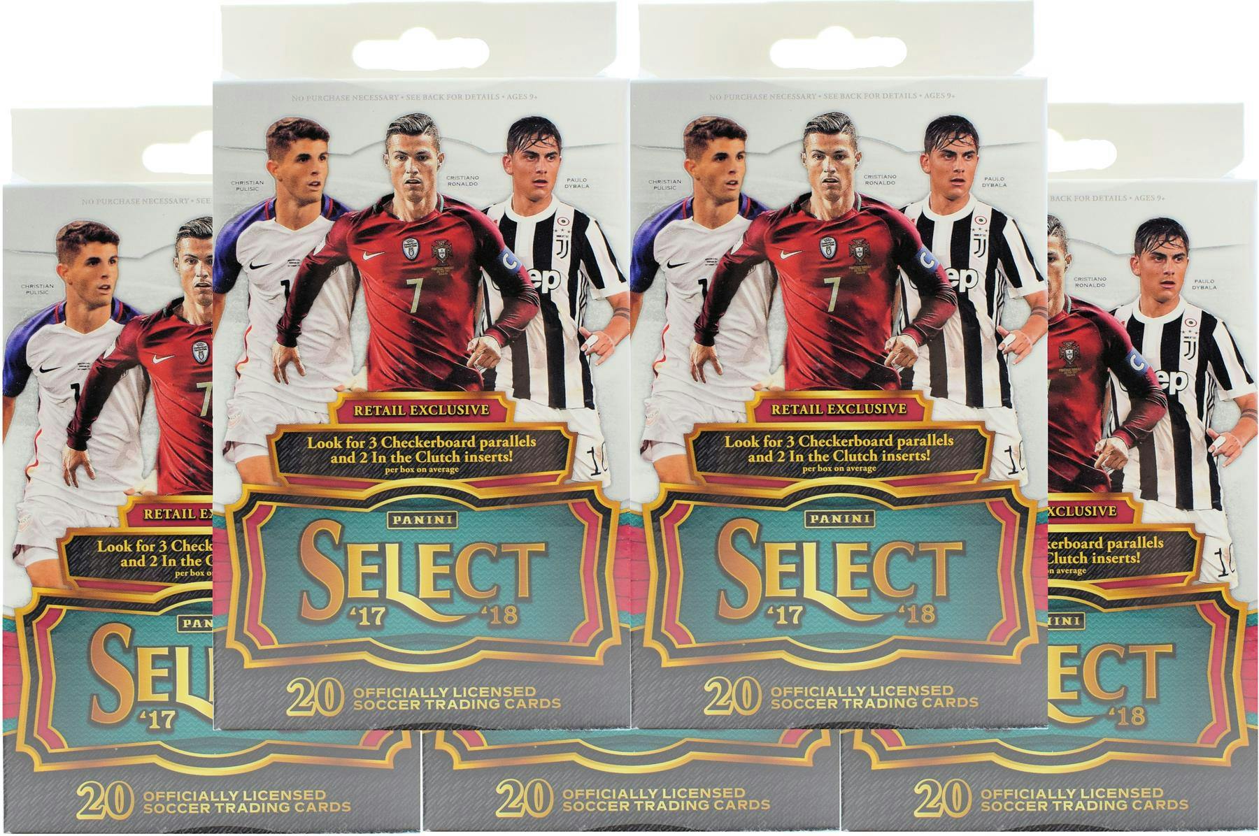 2017/18 Panini Select Soccer 20ct Retail Box (Lot of 5) | DA Card World