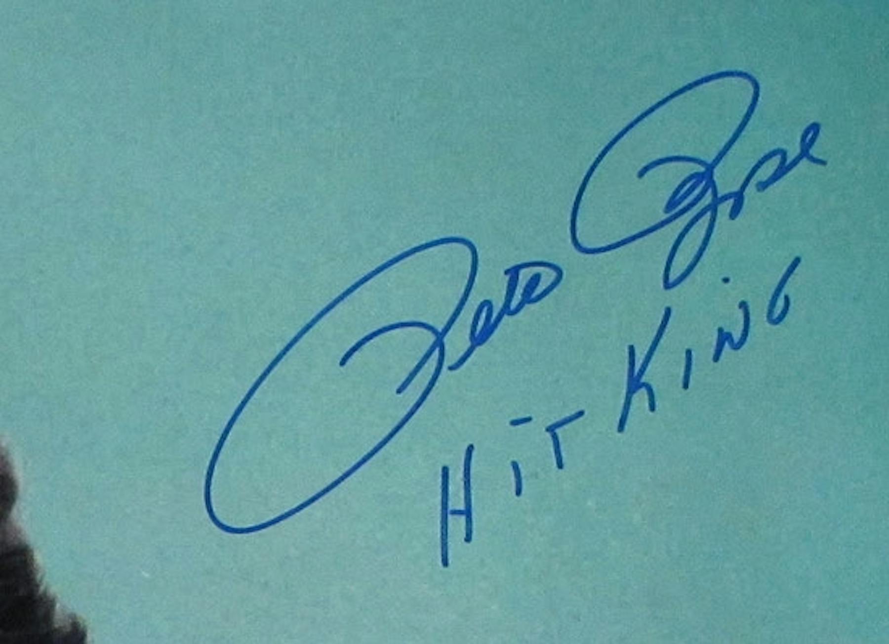 Pete Rose Autographed Philadelphia Phillies 16x20 Photo 1800 x 1303