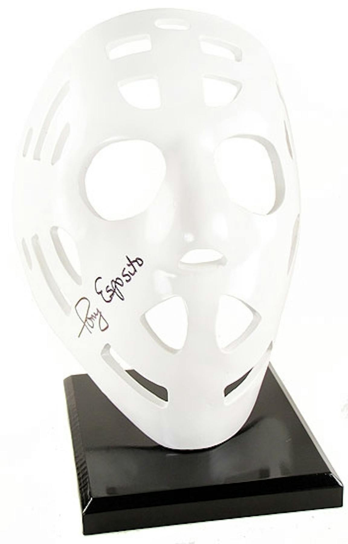 Tony Esposito Autographed Hockey Goalie Mask (UDA) | DA ...
